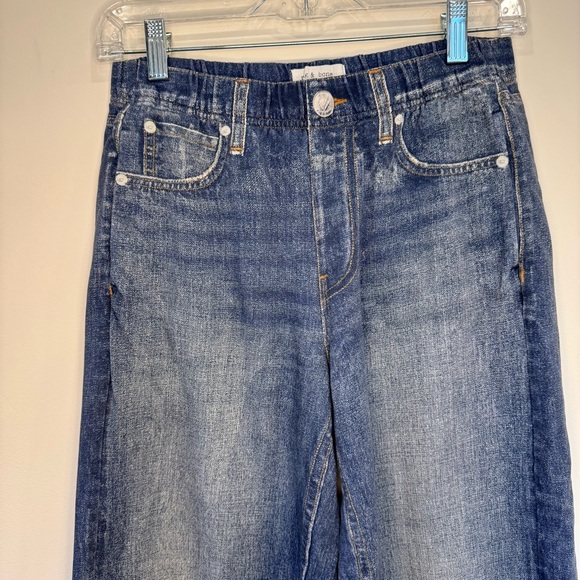 rag & bone Miramar Wide Leg Cotton Terry Pants Size S - Picture 2 of 15